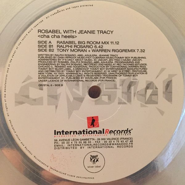 Rosabel - Cha Cha Heels | International Records (Crystal 6) - 2 Rosabel - Cha Cha Heels | International Records (Crystal 6) - 2