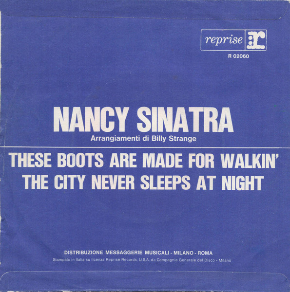 Nancy Sinatra - These Boots Are Made For Walkin' | Reprise Records (R 02.060) - 2