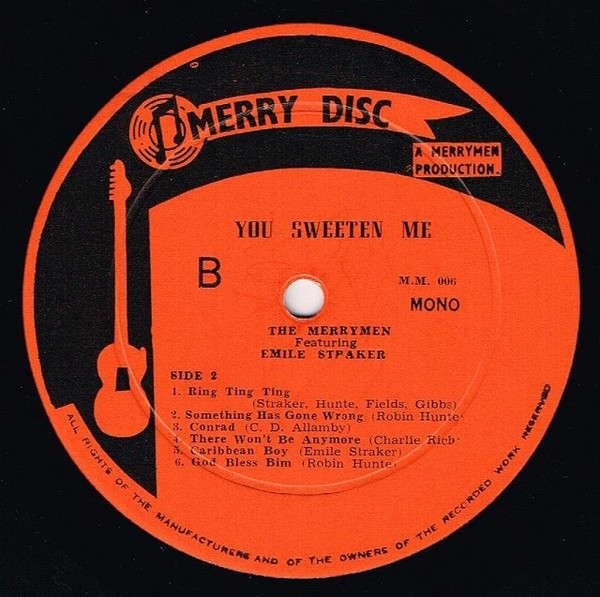 The Merrymen - You Sweeten Me | Merry Disc (MM006) - 4