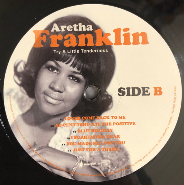 Aretha Franklin - Try A Little Tenderness | Wagram Music (3344396) - 4 Aretha Franklin - Try A Little Tenderness | Wagram Music (3344396) - 4
