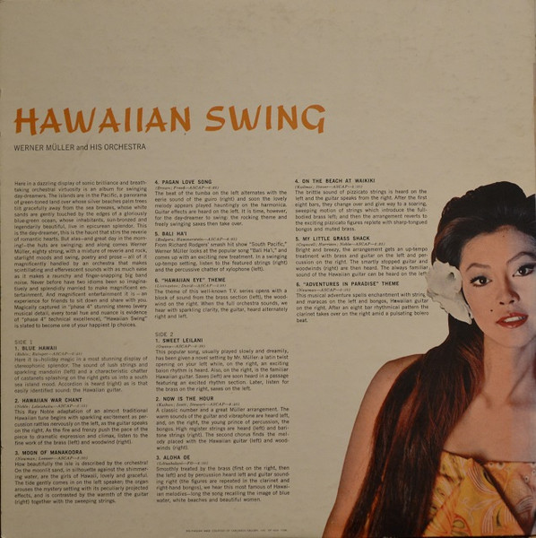 Werner Müller Und Sein Orchester - Hawaiian Swing | London Records (SP 44021) - 3