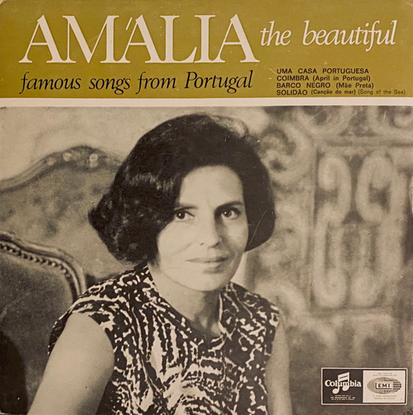 Amália Rodrigues - Amália The Beautiful - Famous Songs From Portugal | Columbia (SLEG 5025)