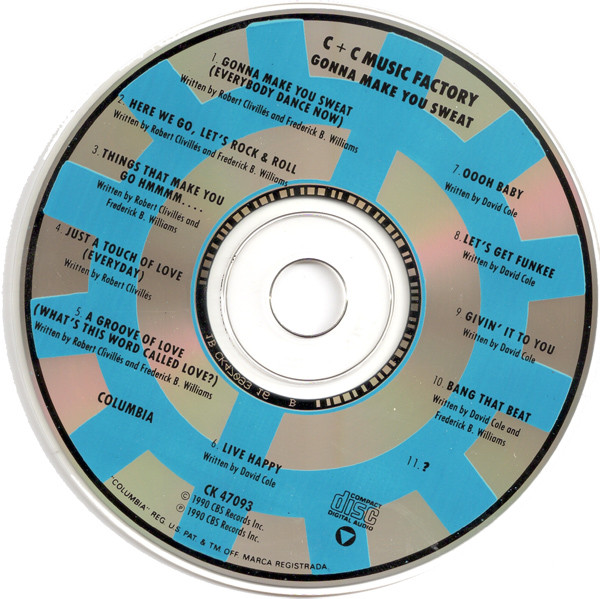 C + C Music Factory - Gonna Make You Sweat | Columbia (CK 47093) - 3
