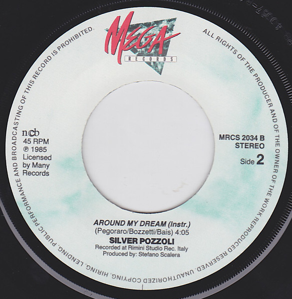 Silvio Pozzoli - Around My Dream | Mega Records (MRCS 2034) - 4 Silvio Pozzoli - Around My Dream | Mega Records (MRCS 2034) - 4