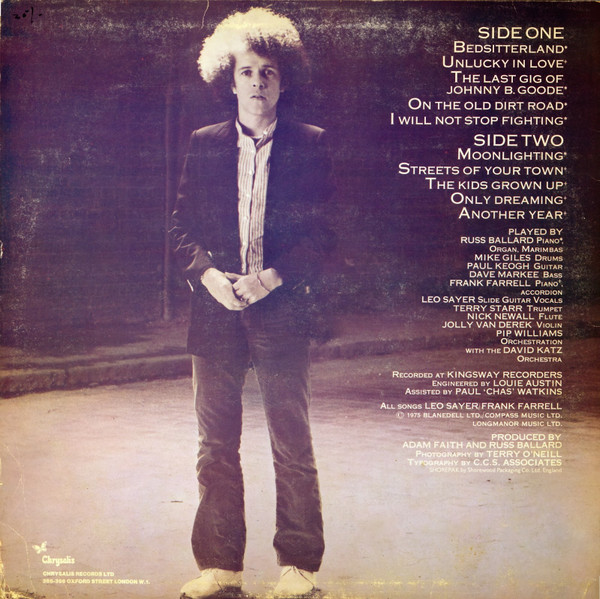 Leo Sayer - Another Year | Chrysalis (CHR 1087) - 2
