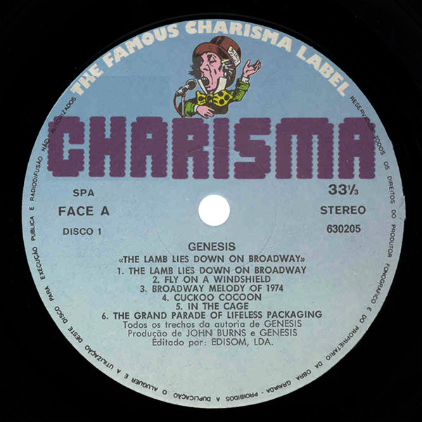 Genesis - The Lamb Lies Down On Broadway | Charisma (630205) - 2