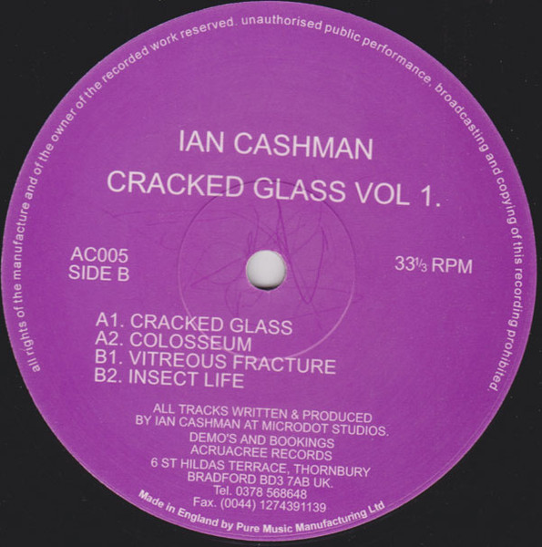 Ian Cashman - Cracked Glass Vol. 1 | Acruacree (AC005)