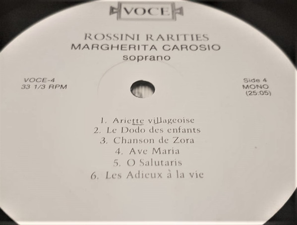 Gioacchino Rossini , Paolo Montarsolo , Emilia Cundari , Carlo Franci - L' Inganno Felice | Voce (VOCE-4) - 4