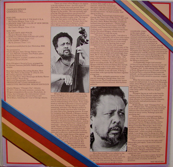 Charles Mingus - Changes One & Two | Atlantic (ATL 60 108) - 3