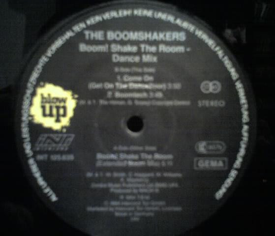 The Boomshakers - Boom! Shake The Room (Dance Mix) | Blow Up (INT 125.635) - 3