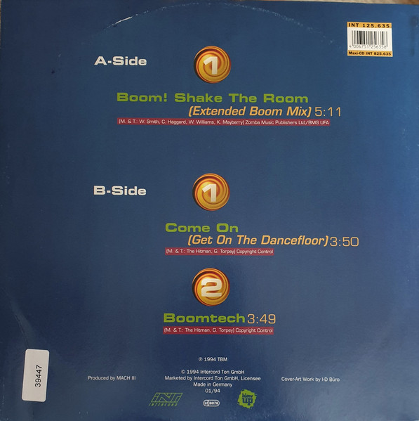 The Boomshakers - Boom! Shake The Room (Dance Mix) | Blow Up (INT 125.635) - 2