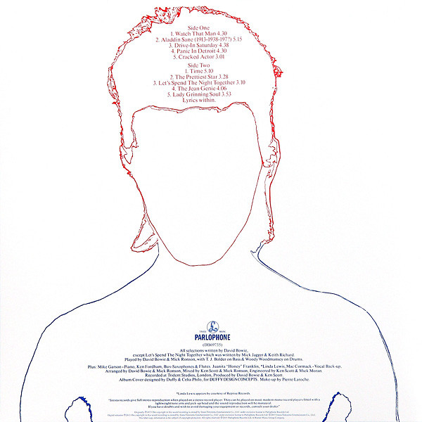 David Bowie - Aladdin Sane | Parlophone (0825646289431) - 3 David Bowie - Aladdin Sane | Parlophone (0825646289431) - 3
