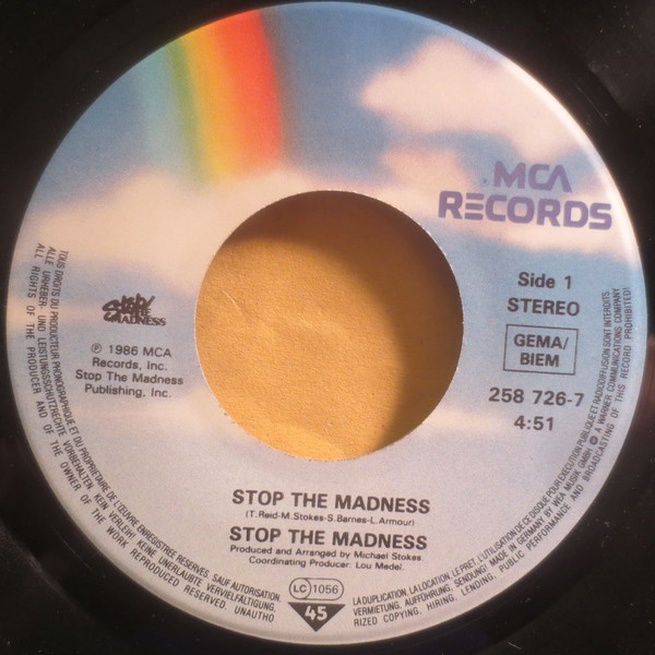 Stop The Madness - Stop The Madness | MCA Records (258 726-7) - 3