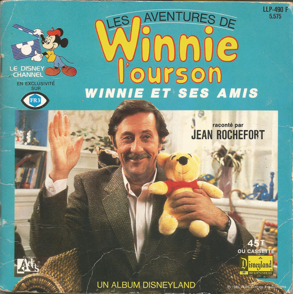 Jean Rochefort - Les Aventures De Winnie L'Ourson | Disneyland (LLP-490 F)