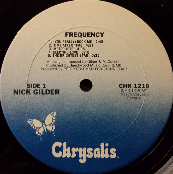Nick Gilder - Frequency | Chrysalis (CHR 1219) - 3 Nick Gilder - Frequency | Chrysalis (CHR 1219) - 3
