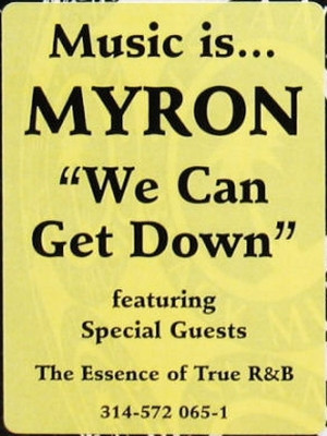 Myron - We Can Get Down | Island Black Music (314-572 065-1) - 3
