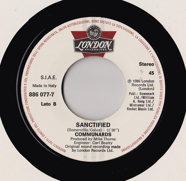 The Communards With Sarah Jane Morris - Don't Leave Me This Way | London Records (886 077-7) - 4