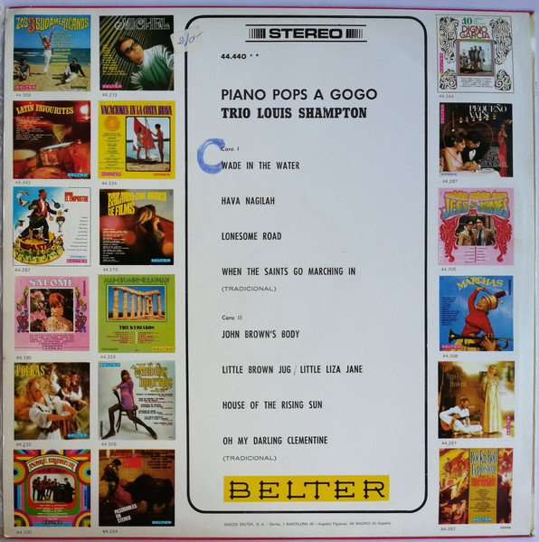 Das Louis Shampton-Trio - Piano Pops À Gogo | Belter (44.440) - 2