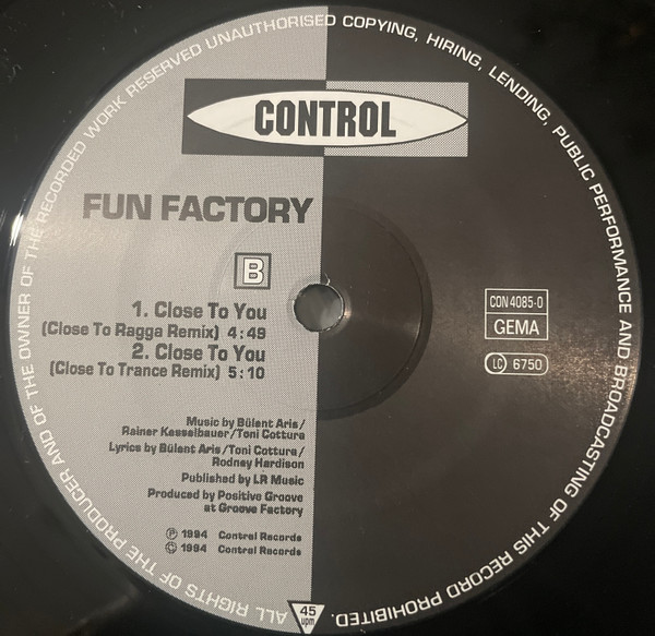 Fun Factory - Close To You | Control (CON 4085-0) - 4 Fun Factory - Close To You | Control (CON 4085-0) - 4