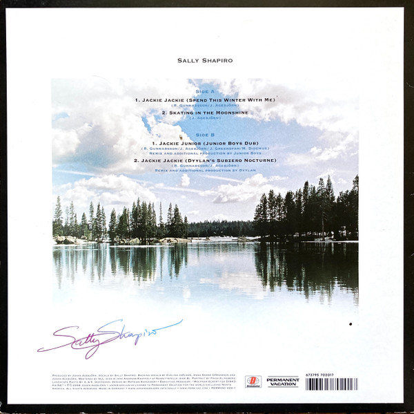 Sally Shapiro - Jackie Jackie (Spend This Winter With Me) | Permanent Vacation (PERMVAC 020-1) - 2 Sally Shapiro - Jackie Jackie (Spend This Winter With Me) | Permanent Vacation (PERMVAC 020-1) - 2