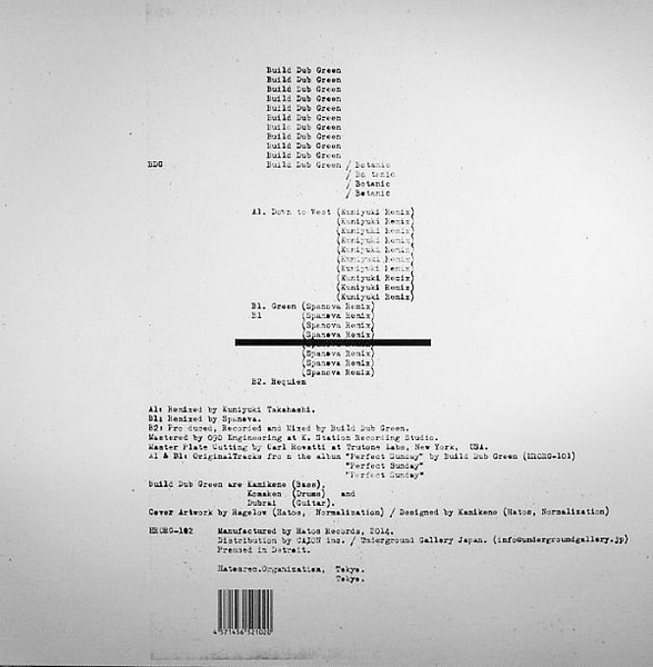 Build Dub Green - Botanic | Hatos Records (HRORG 102) - 2 Build Dub Green - Botanic | Hatos Records (HRORG 102) - 2