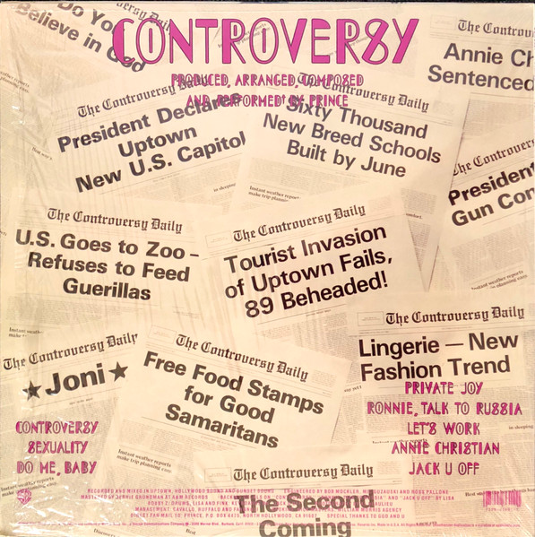 Prince - Controversy | Warner Bros. Records (BSK 3601) - 2 Prince - Controversy | Warner Bros. Records (BSK 3601) - 2