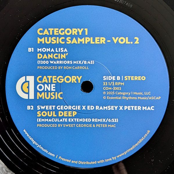 Various - Category1 Music Sampler - Vol.2 | Category 1 Music (COM-3302) - 2