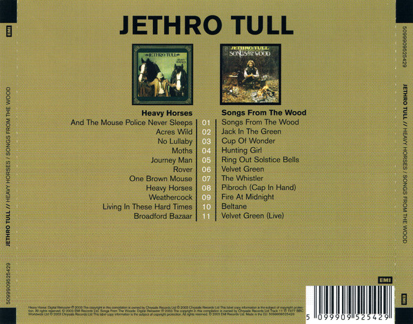 Jethro Tull - Heavy Horses / Songs From The Wood | EMI (5099909525429) - 2