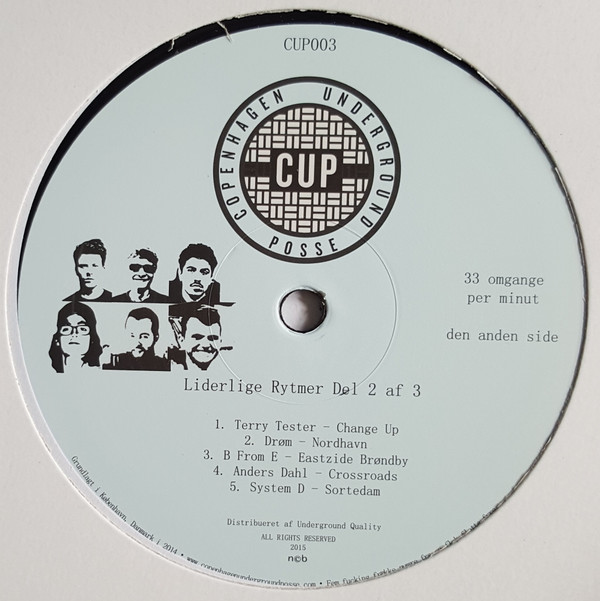 Various - Liderlige Rytmer Del 2 af 3 | Copenhagen Underground Posse (CUP003) - 2 Various - Liderlige Rytmer Del 2 af 3 | Copenhagen Underground Posse (CUP003) - 2
