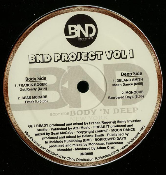 Various - BND Project Vol 1 | Body 'N Deep (BND005)