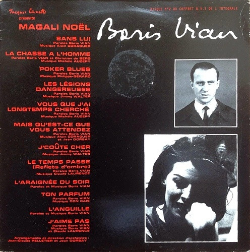 Magali Noël - Boris Vian | Disques Jacques Canetti (48.806) - main Magali Noël - Boris Vian | Disques Jacques Canetti (48.806) - main