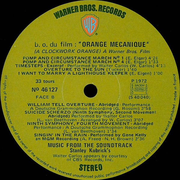 Various - Orange Mécanique | Warner Bros. Records (46 127) - 4 Various - Orange Mécanique | Warner Bros. Records (46 127) - 4