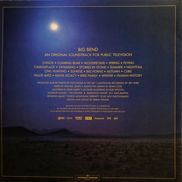 Explosions In The Sky - Big Bend (An Original Soundtrack For Public Television) | Temporary Residence Limited (TRR369LP) - 2