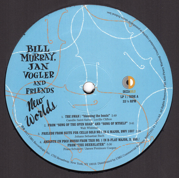 Bill Murray , Jan Vogler - New Worlds | Decca Gold (2894816841) - 3