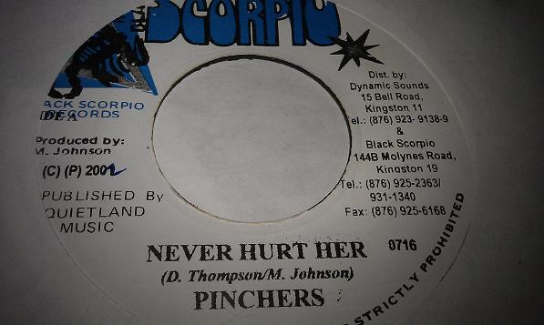 Pinchers / Jah Thunder - Never Hurt Her / Squad 51 | Black Scorpio (0716) - 2