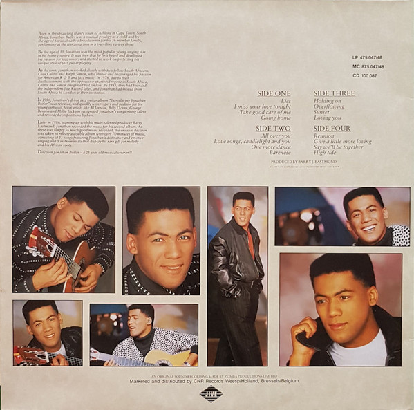 Jonathan Butler - Jonathan Butler | CNR Records (475.047/48) - 2