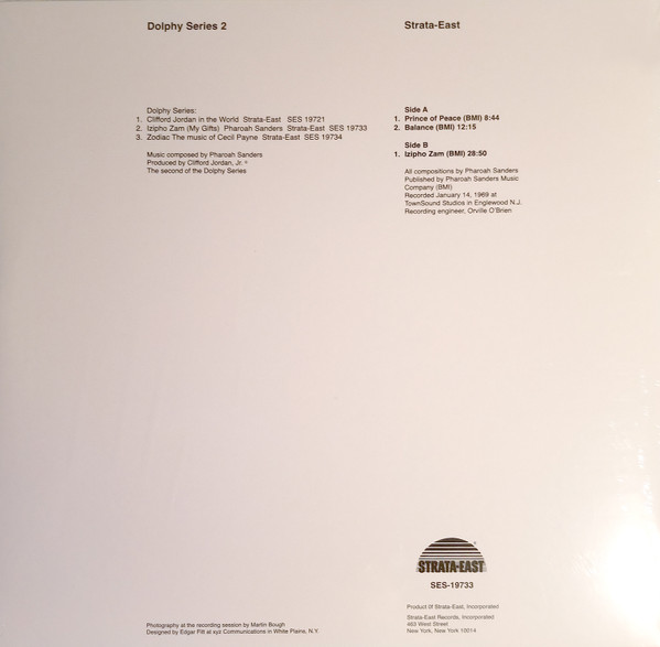 Pharoah Sanders - Izipho Zam (My Gifts) | Pure Pleasure Records (SES-19733) - 2 Pharoah Sanders - Izipho Zam (My Gifts) | Pure Pleasure Records (SES-19733) - 2