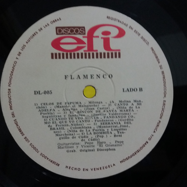 Various - Flamenco... | Discos Efi (DL-005) - 3
