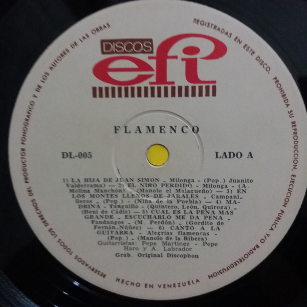 Various - Flamenco... | Discos Efi (DL-005) - 4