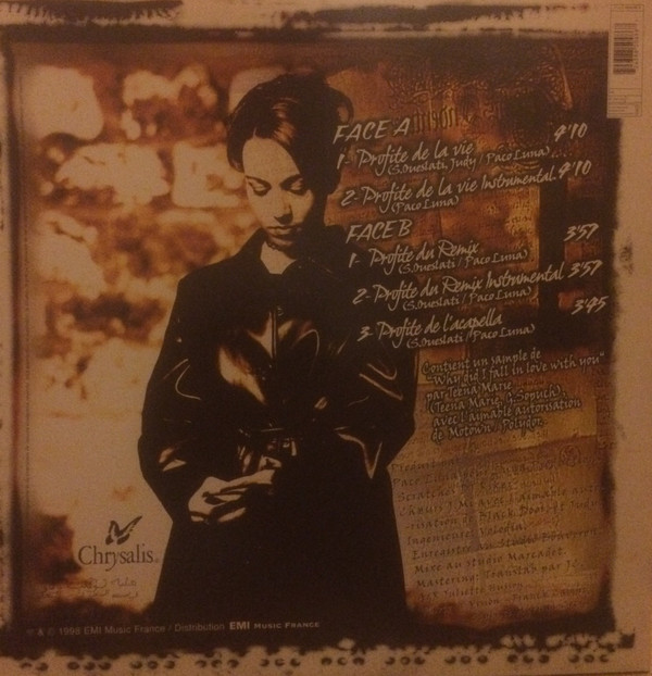 Samah La Comtessa - Profite de la Vie | Chrysalis (885048-6) - 2 Samah La Comtessa - Profite de la Vie | Chrysalis (885048-6) - 2