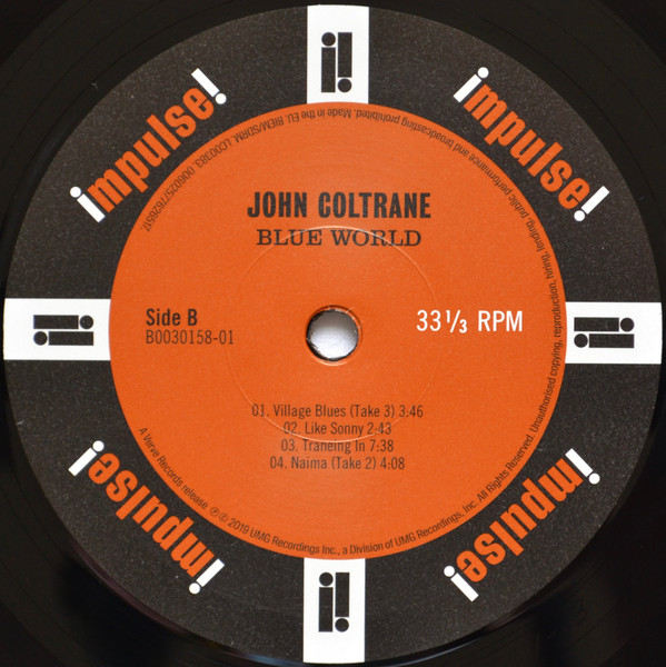 John Coltrane - Blue World | Impulse! (7762651) - 3 John Coltrane - Blue World | Impulse! (7762651) - 3