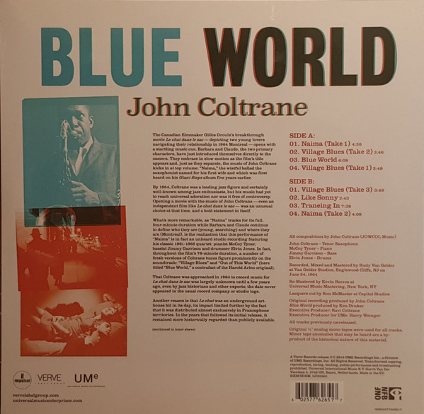 John Coltrane - Blue World | Impulse! (7762651) - 2 John Coltrane - Blue World | Impulse! (7762651) - 2
