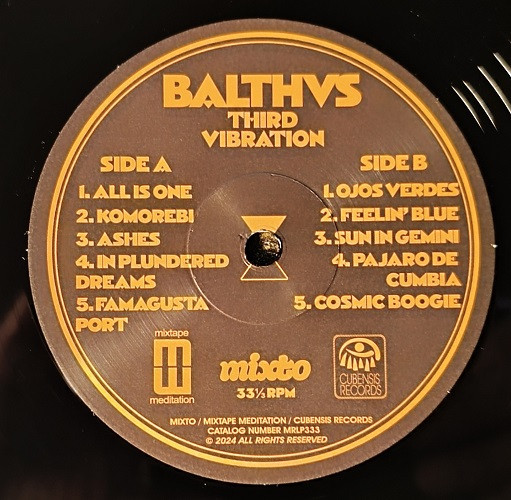 BALTHVS - Third Vibration | Mixto Records (MRLP333) - 3 BALTHVS - Third Vibration | Mixto Records (MRLP333) - 3