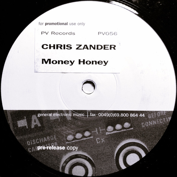 Chris Zander - Money Honey | PV (PV056) - main Chris Zander - Money Honey | PV (PV056) - main