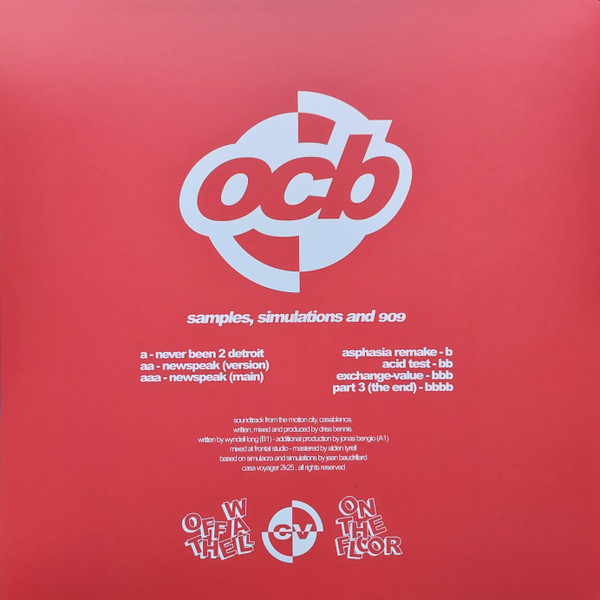 OCB - Samples, Simulations & 909`s | Casa Voyager (CSV12) - main