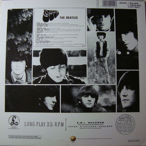 The Beatles - Rubber Soul | Parlophone (PCS 3075) - 2