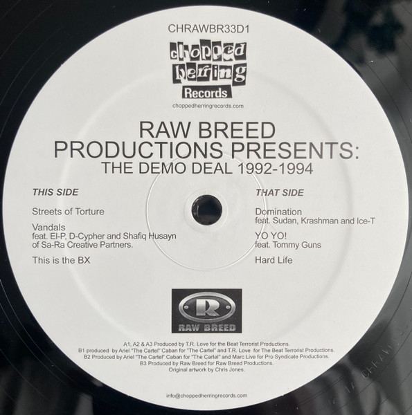 Raw Breed - Raw Breed Productions Presents: The Demo Deal 1992-1994 | Chopped Herring Records (CHRAWBR33D1) - 2 Raw Breed - Raw Breed Productions Presents: The Demo Deal 1992-1994 | Chopped Herring Records (CHRAWBR33D1) - 2