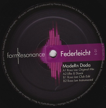 Federleicht - ModeRn Dada | FormResonance (fr 01)