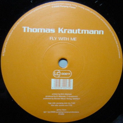Thomas Krautmann - Fly With Me | Pumping Trance (PT-002) - main
