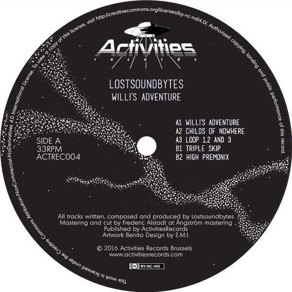 Lost SoundBytes - Willi's Adventure | Activities Records (ACTREC004) - main Lost SoundBytes - Willi's Adventure | Activities Records (ACTREC004) - main